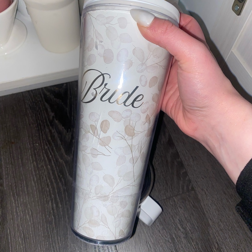 Bride Travel Tumbler with Lid - no straw